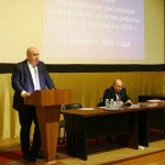 Выступает заместитель руководителя Росархива А.Ю. Серегин