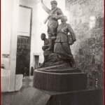 Скульпт.«Партизаны» (ст.«Партизанская»).1940-е гг..РГАЭ.Ф.293.Оп.3.Д.346. Л.115.