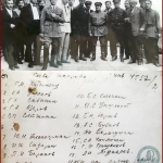 Сотрудники ЦАГИ.Ю.Н.Флаксерман 7-й слева.1920-е гг.РГАЭ.Ф.165.Оп.1.Д.71.Л.9–9об.