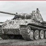 Немецкий танк «Пантера» (Т-V). 1943 г. Из открытых источников.