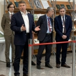 Выступает ректор РГАУ-МСХА Лукомец В.М.
