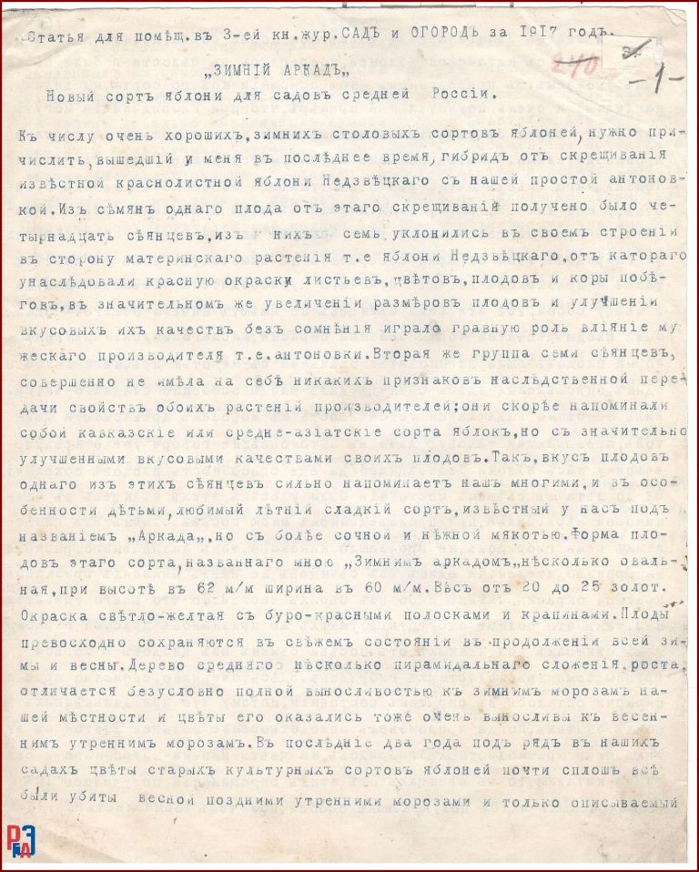 РГАЭ. Ф. 6856. Оп. 1. Д. 256. Л. 1. РГАЭ. Ф. 6856. Оп. 1. Д. 256. Л. 1.
